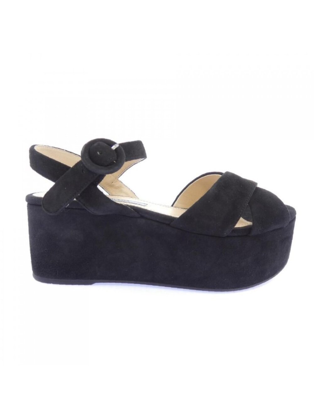 Prada Platform Sandals Black